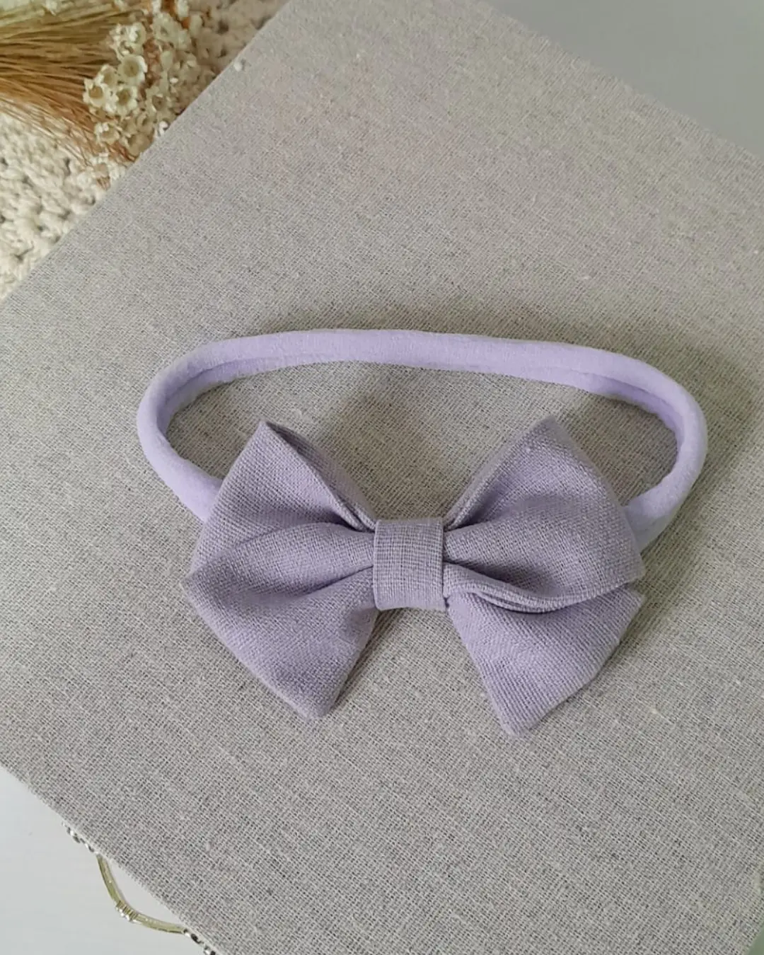 Laço de Linho na Faixinha