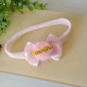 Laço com nome na Faixinha